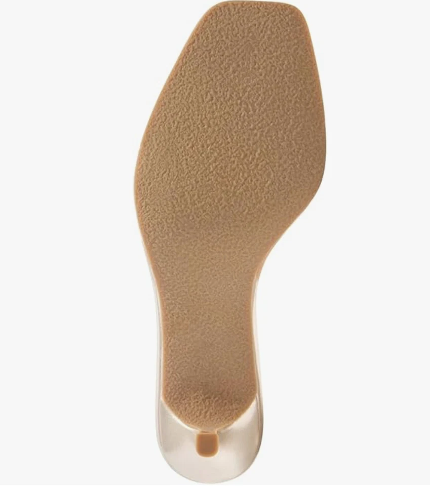 Jack Rogers женщин Dobson котенок каблук кожаный каблук сандалии платины 9,5 M новый с Ярлыками - Изображение 3 из 4