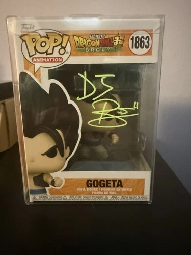 Funko Pop! Vinilo: Dragon Ball Z - Gogeta #1863 Autografiado DJ Rivers