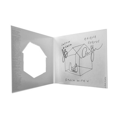 Justin Bieber & Ariana Grande - Stuck With U - CD Single Alternate Cover Hou...