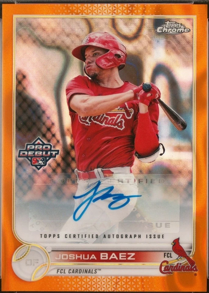 Orange Lava Refractor Autographs
