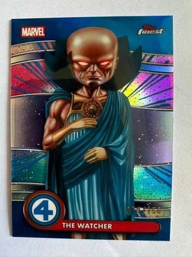 2026 Topps Marvel Finest The Fantastic Four The Watcher 085 Blue 079/150