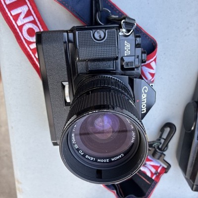 Canon A-1 A1 Film Camera with Canon 35-70 mm f/1:4- Very Good