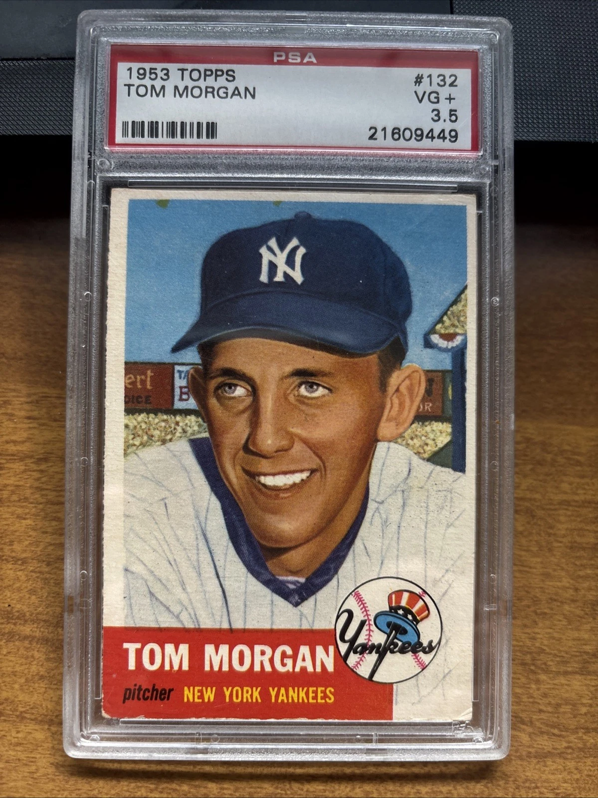 Tom Morgan trading card