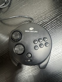 SEGA Saturn Home Console - Black w/ Cardboard, Inserts & 3 Controllers