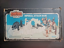 Star Wars Empire Strikes Back Imperial Attack Base Playset Complete w Box 1980