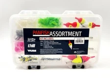 New Lurenet 166-Piece Panfish Assortment Fishing Lure Kit Grub Ribbontail