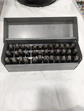 C.H. HANSON Low Stress Round Face-Full Stamp Set: 1/4" Character, 36 pc 26188