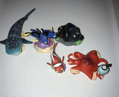 Disney FINDING NEMO DORY Lot Of PVC Figures Toys Set Cake Topper Octopus Shark
