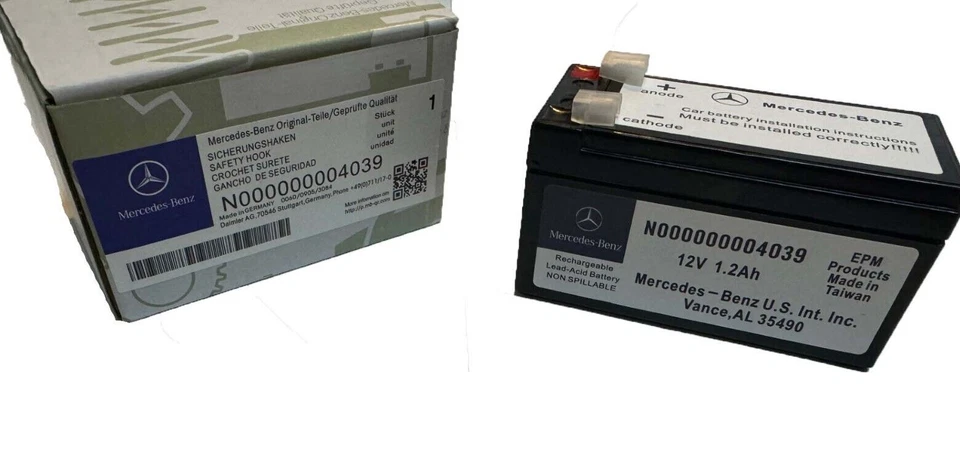 BATERÍA AUXILIAR MERCEDES W221 S550 S600 S400 HÍBRIDO S63 S65 AMG 07-13 OEM NUEVA Foto 2 de 4