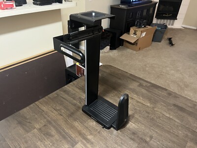 Mount-It! Aluminum CPU Under Desk Stand Black MI-7150