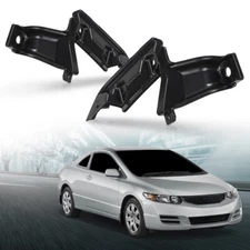 Grille Bracket Set Fit For 2009-2011 Honda Civic Coupe Driver & Passenger Side