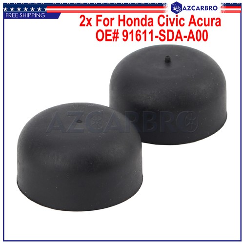 2pcs Front Windshield Wiper Arm Covers Nut Cap For Honda Civic OE91611