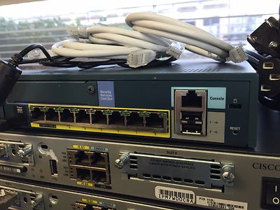 Kit Laboratorio Sicurezza Cisco CCNA CCNP Con Firewall ASA5505 - Usato Ma Funzionante