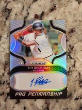 Tim Beckham 2019 Prizm Pro Penmanship Silver Auto Autograph #PP-TB Orioles