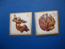 Berlin, 1989, Mi: 858, 859 Satz postfrisch, Weihnachten 1989