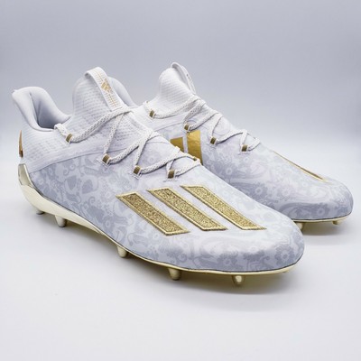 Adidas Adizero New Reign Young King Men's 15 Football White Gold Cleats EH2724 193103619825 | eBay