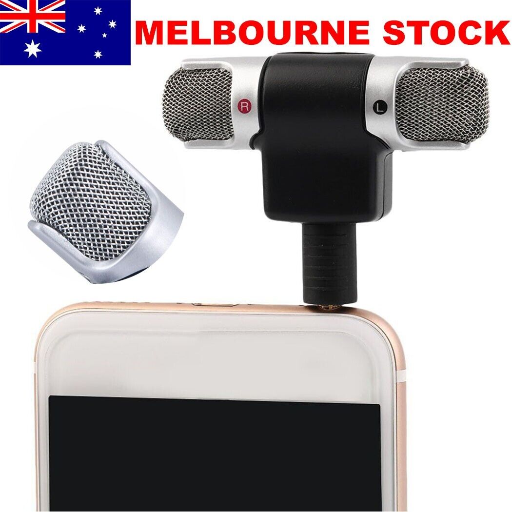 Portable Mini Mic Digital Stereo Microphone for Recorder Mobile Phone Condenser