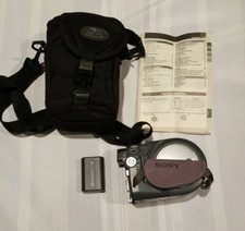 AS IS Sony DCR-DVD301 Handycam Camcorder Set 10x Optical , read Free Shipping