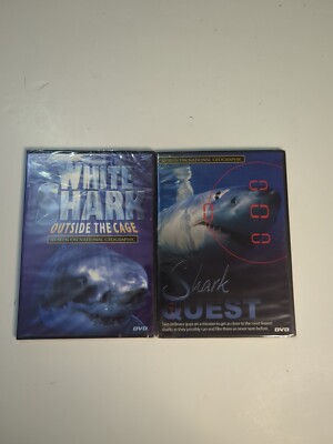 White Shark Outside the Cage And Shark Quest As Seen on National Geographic DVDs