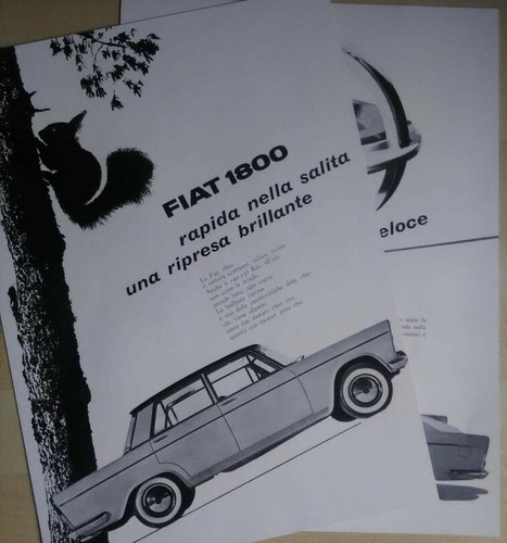 Fiat 1800 cartella stampa salone di Ginevra completa originale - Foto 6 di 9