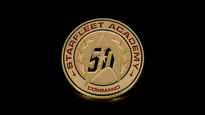 Starfleet Academy Command  Jubiläums Pin 50 Jahre STAR TREK