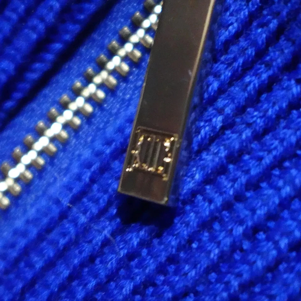 Suéter Cárdigan Abierto Ivanka Trump Para Mujer Talla P Azul Tejido Manga 3/4 Foto 3 de 4