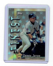 1997 TOPPS FINEST MYSTERY REFRACTOR DEREK JETER