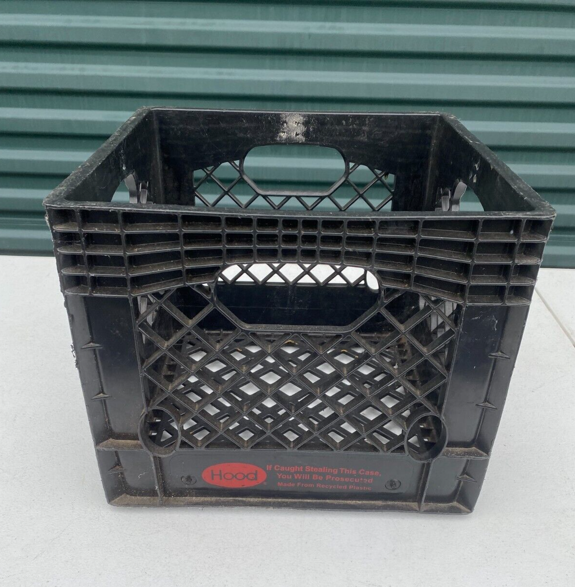 Vtg. Milk Crate Hood Quality Heavy Duty Crate 13