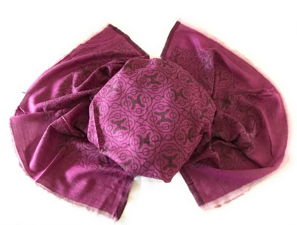 NUEVO Bufanda de cachemir para hombre 100 % lana Pashmina envolvente grande delgado suave chal reversible Foto 2 de 4