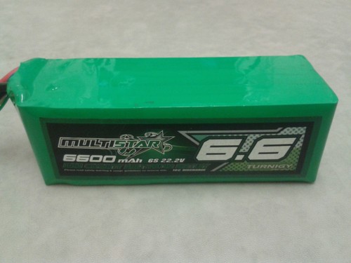 Turnigy Multistar Lipo Battery 6S 6600mAh 10C / RC Quadcopter Hexacopter Drone 2 - Picture 7 of 8