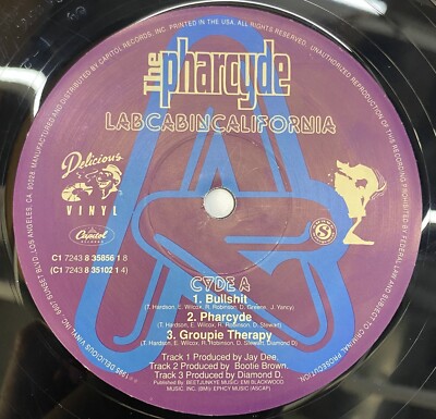THE PHARCYDE LABCABINCALIFORNIA 1995 2LP VG+ Vinyl Record Capitol