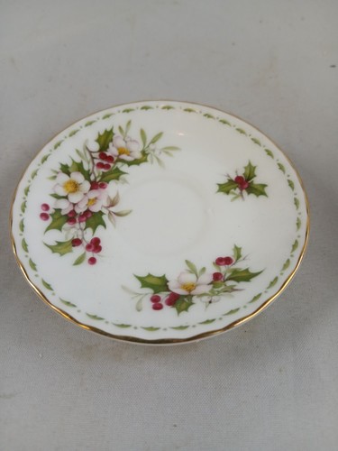 Royal Albert MINIATURE Tea Cup & Saucer December Bone China 1st Quality British - Picture 6 of 9