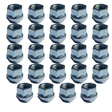 24 Piece 14x2.0 Bulge Acorn Open End Lug Nuts Wheel Nuts | 13/16" Head 