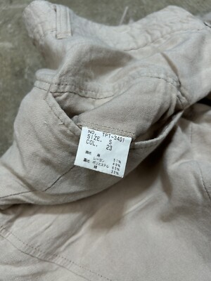 TORNADO MART JAPAN Y2K MENS SIZE SMALL NINEN DRAWSTRING