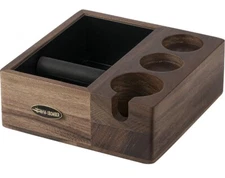 MHW-3Bomber Espresso Knock Box - Walnut - 4-in-1 58mm Compatible 1.5L Box CH5424