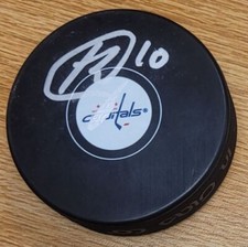 Autographed BRETT CONNOLLY Washington Capitals Hockey Puck w/COA