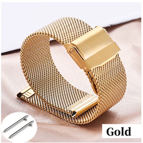 Stainless Steel Milanese Watch Strap 18–24mm Quick Release Mesh Bracelet UK - Picture 8 of 14