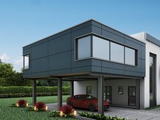 HPL-Schichtstoffplatte Fassade 6mm anthrazit 3050mmx1300mm KOSTENLOSER ZUSCHNITT