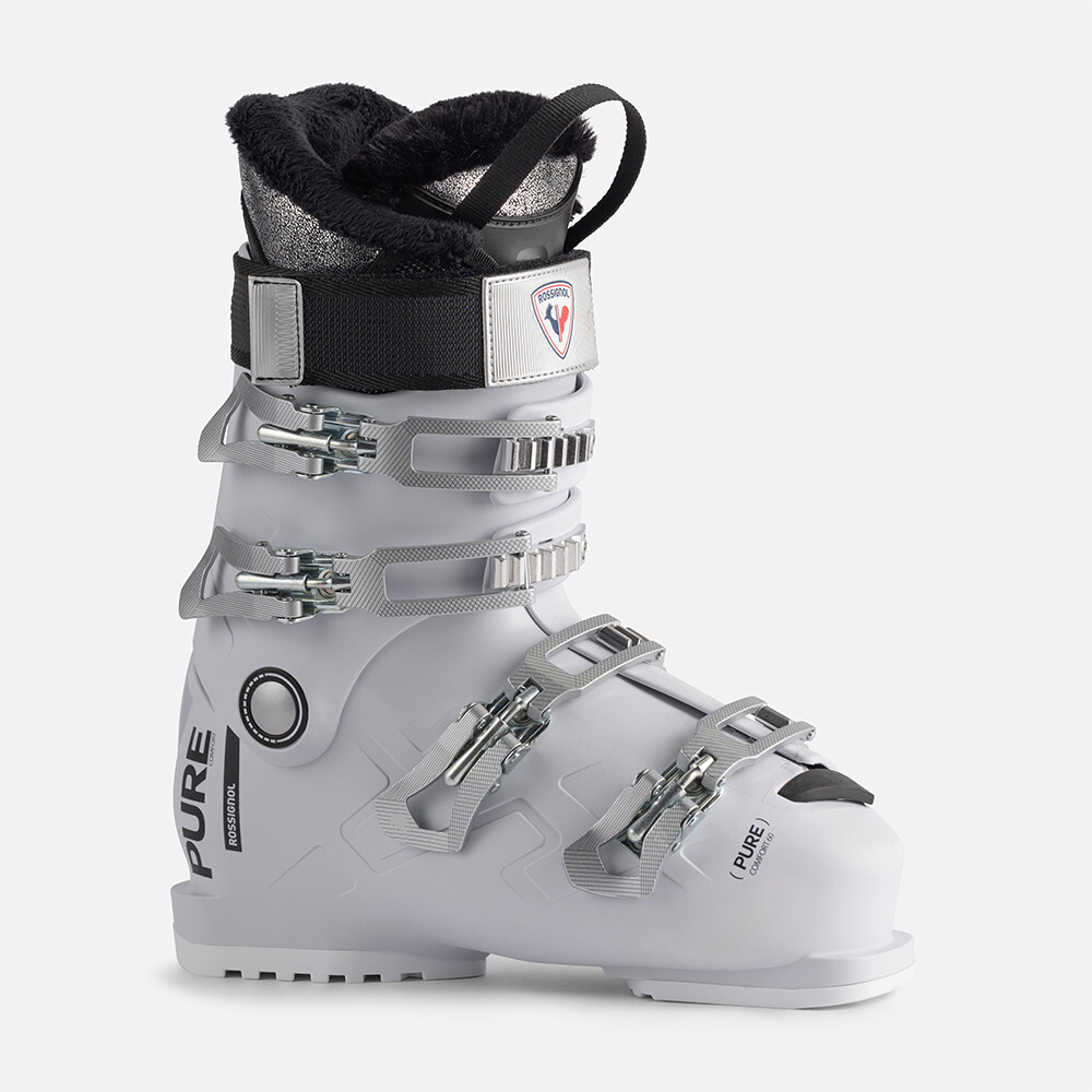 Chaussures de ski Pure Comfort 60 pour femme débutante en coloris blanc