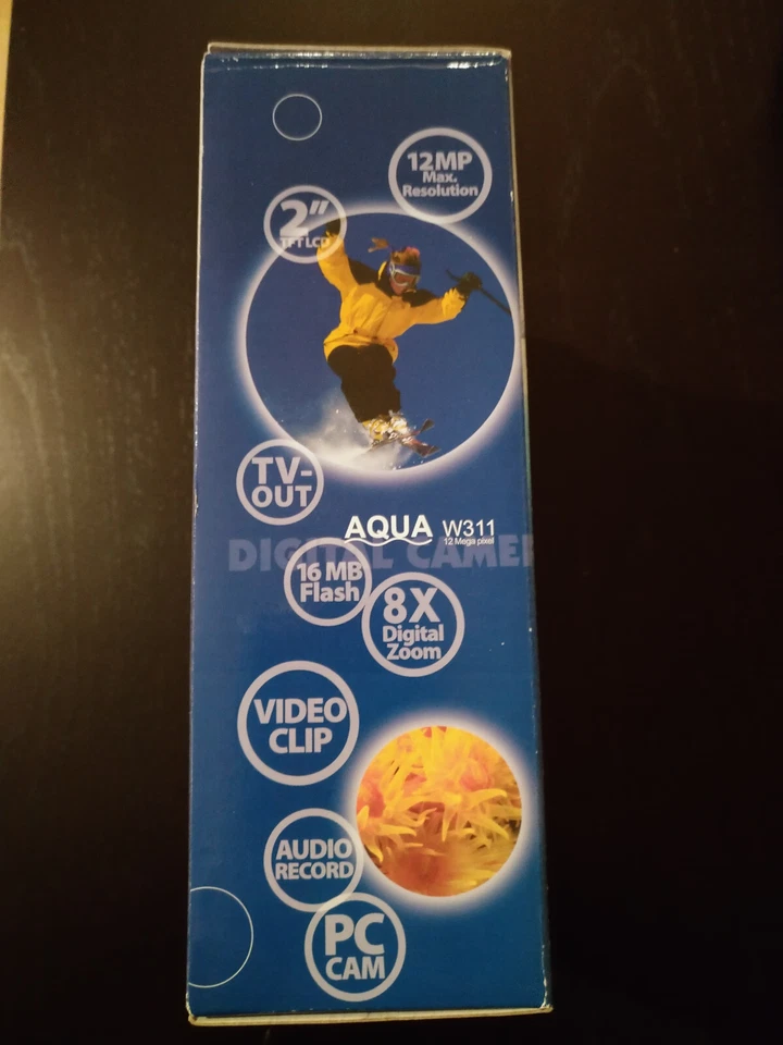 Unterwasser Kamera AQUA W311 komplett wie neu 12 Mega Pixel - Bild 4 von 4