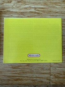 Nintendo NES cartuccia Dr. Mario manuale istruzioni no scatola non completa dottore