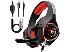 Beexcellent GM-1 Pro Gaming Headset RGB LED USB 3.5mm with Mic for PC & Console