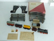 Karl BUB Electric Spur 0 Blechspielzeug Eisenbahn Lok Waggons Schienen OVP alt