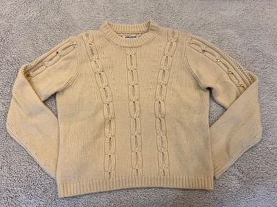 Zadig &Voltaire Defile Vanilla Wool  Sweater Top.   SZ Large