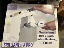 GEMORO BRILLIANT SPA PRO Jewelry Steam Steamer Cleaner NEW in Box