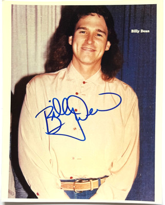 BILLY DEAN COUNTRY MUSIC STAR AUTHENTIC ORIGINAL HAND SIGNED PHOTOGRAPH