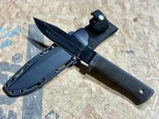 Rare Vintage Cold Steel SRK VG-1 Japan 6” Blade  Black Tuff-Ex Finish