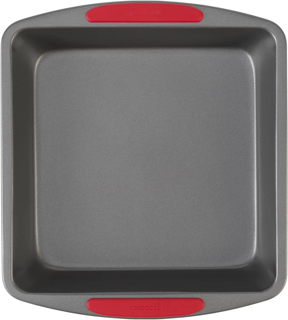 GoodCook MegaGrip 8” x Non-Stick Square Baking Pan with 8 x 8", Gray