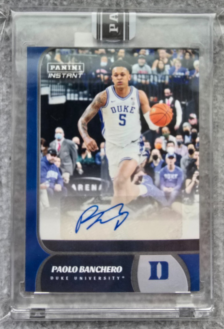 2022 Panini Instant Paolo Banchero Auto 44/99 Rookie