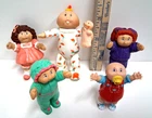 Vintage Cabbage Patch Kids Mini Poseable Doll Figures Figurines Lot of 5